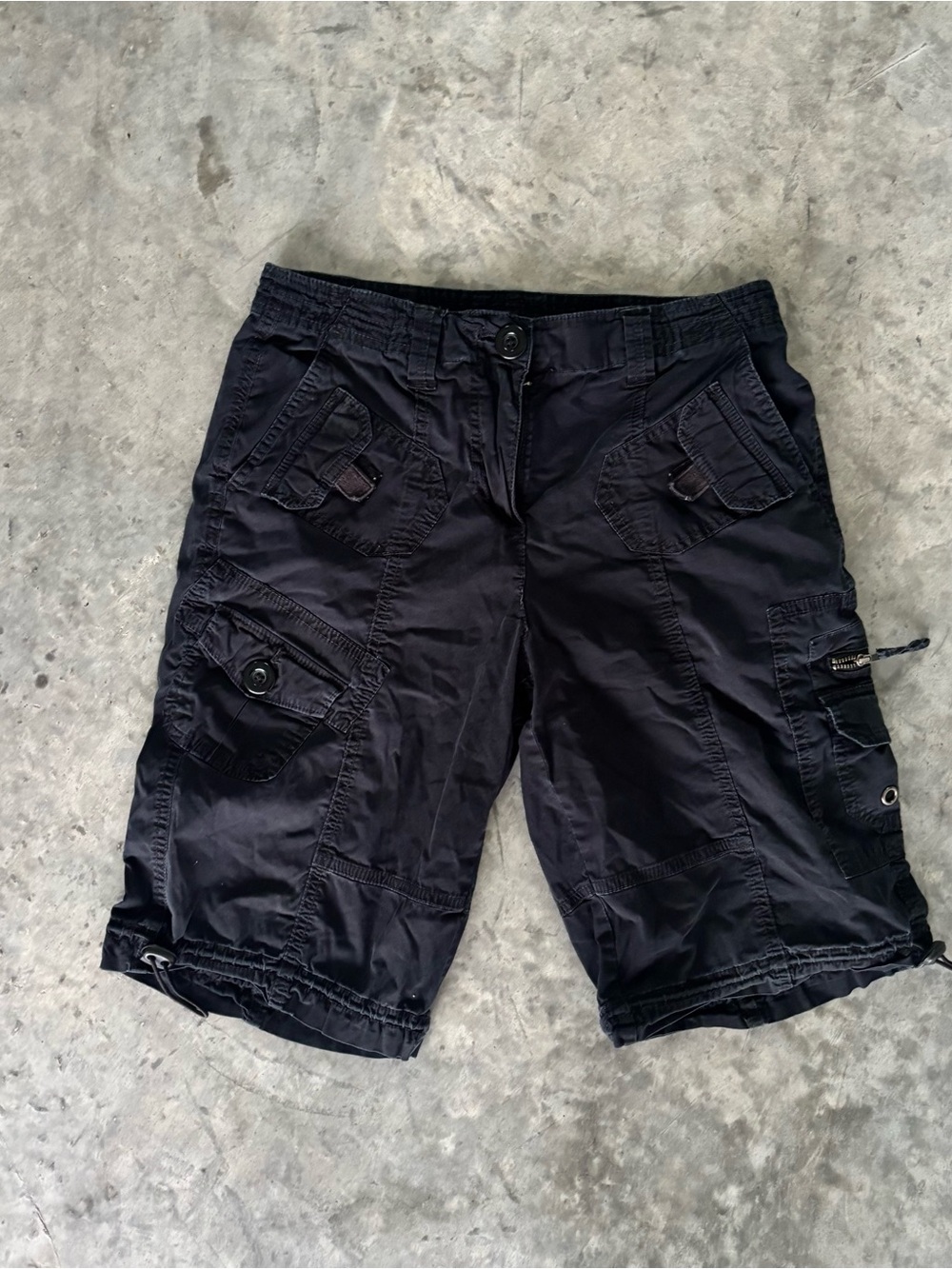 Style & Co. Black Women's Cargo Shorts with Multiple Pockets